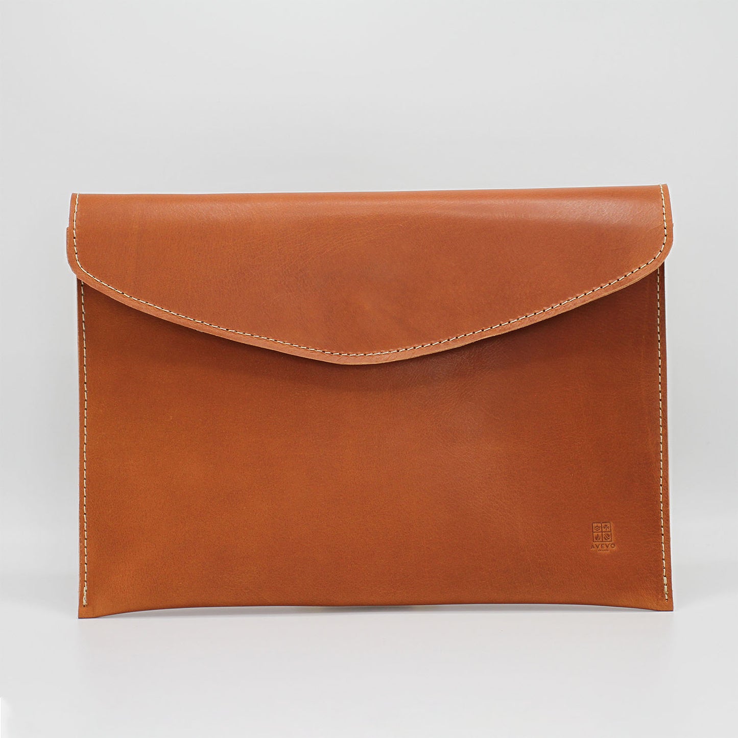 Laptop Sleeve, Datorväska i äkta skinn 14", Handtillverkad i Sverige, Vegetabiliskt garvat läder