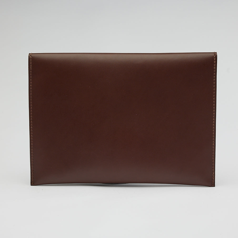 Laptop Sleeve, Datorväska i äkta skinn 14", Handtillverkad i Sverige, Vegetabiliskt garvat läder